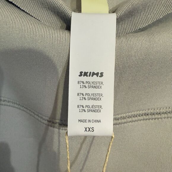 SKIMS‎ SPORT SWIM LONG PANT CHM SW-PNT-0073 CHROME GRAY Sz XXS NWT - Picture 2 of 16